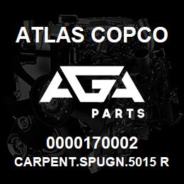 0000170002 Atlas Copco CARPENT.SPUGN.5015 RFC5.5/20 | AGA Parts