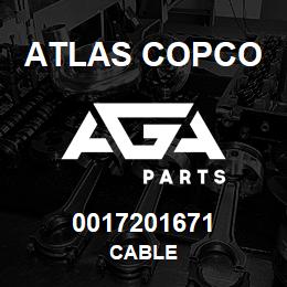 0017201671 Atlas Copco CABLE | AGA Parts