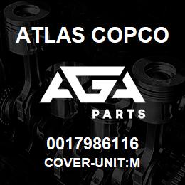0017986116 Atlas Copco COVER-UNIT:M | AGA Parts