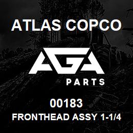 00183 Atlas Copco FRONTHEAD ASSY 1-1/4, M160 | AGA Parts