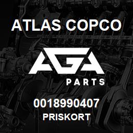 0018990407 Atlas Copco PRISKORT | AGA Parts