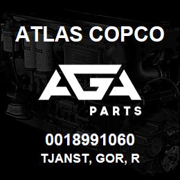 0018991060 Atlas Copco TJANST, GOR, R | AGA Parts