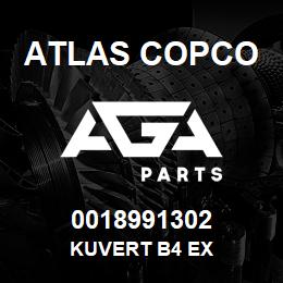 0018991302 Atlas Copco KUVERT B4 EX | AGA Parts