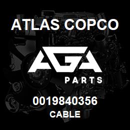0019840356 Atlas Copco CABLE | AGA Parts