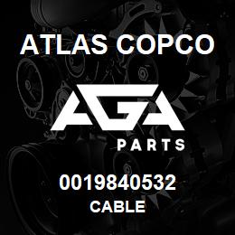 0019840532 Atlas Copco CABLE | AGA Parts