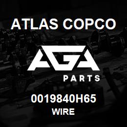 0019840H65 Atlas Copco WIRE | AGA Parts