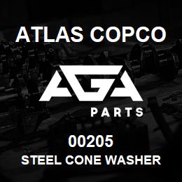 00205 Atlas Copco STEEL CONE WASHER | AGA Parts