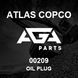 00209 Atlas Copco OIL PLUG | AGA Parts