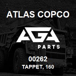 00262 Atlas Copco TAPPET, 160 | AGA Parts