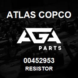 00452953 Atlas Copco RESISTOR | AGA Parts
