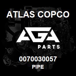 0070030057 Atlas Copco PIPE | AGA Parts