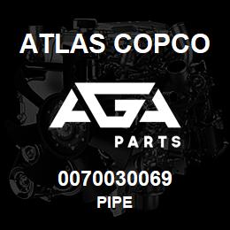 0070030069 Atlas Copco PIPE | AGA Parts