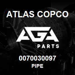 0070030097 Atlas Copco PIPE | AGA Parts