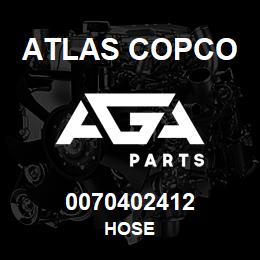 0070402412 Atlas Copco HOSE | AGA Parts