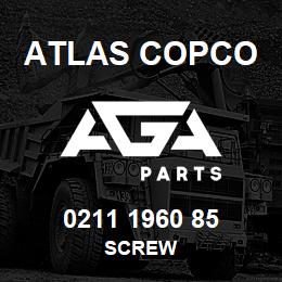 0211 1960 85 Atlas Copco SCREW | AGA Parts