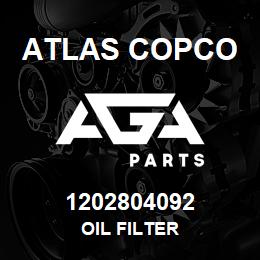 1202804092 Atlas Copco OIL FILTER | AGA Parts