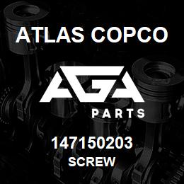 147150203 Atlas Copco SCREW | AGA Parts
