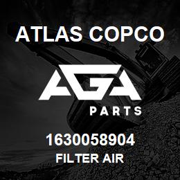 1630058904 Atlas Copco FILTER AIR | AGA Parts