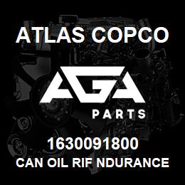 1630091800 Atlas Copco CAN OIL RIF NDURANCE 20L | AGA Parts