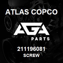 211196081 Atlas Copco SCREW | AGA Parts