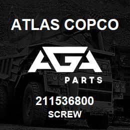 211536800 Atlas Copco SCREW | AGA Parts
