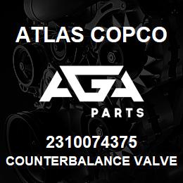 2310074375 Atlas Copco COUNTERBALANCE VALVE | AGA Parts