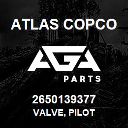 2650139377 Atlas Copco VALVE, PILOT | AGA Parts