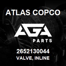 2652130044 Atlas Copco VALVE, INLINE | AGA Parts