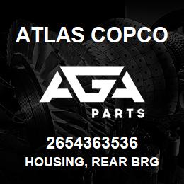 2654363536 Atlas Copco HOUSING, REAR BRG | AGA Parts