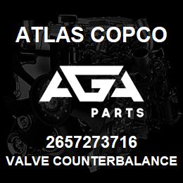 2657273716 Atlas Copco VALVE COUNTERBALANCE | AGA Parts