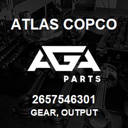 2657546301 Atlas Copco GEAR, OUTPUT | AGA Parts