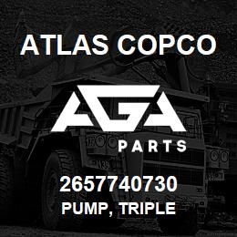 2657740730 Atlas Copco PUMP, TRIPLE | AGA Parts
