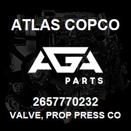 2657770232 Atlas Copco VALVE, PROP PRESS CONT. | AGA Parts