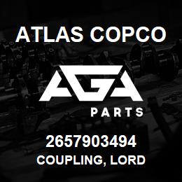 2657903494 Atlas Copco COUPLING, LORD | AGA Parts