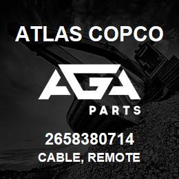 2658380714 Atlas Copco CABLE, REMOTE | AGA Parts