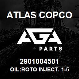 2901004501 Atlas Copco OIL:ROTO INJECT, 1-55GAL DRUM | AGA Parts