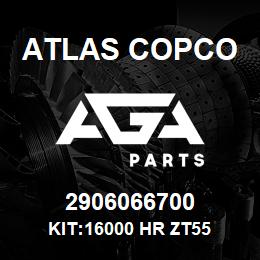 2906066700 Atlas Copco KIT:16000 HR ZT55 | AGA Parts