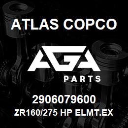 2906079600 Atlas Copco ZR160/275 HP ELMT.EXCH.KIT | AGA Parts