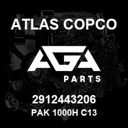 2912443206 Atlas Copco PAK 1000H C13 | AGA Parts