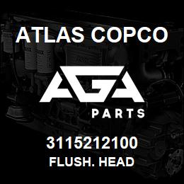 3115212100 Atlas Copco FLUSH. HEAD | AGA Parts