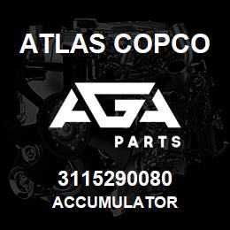 3115290080 Atlas Copco ACCUMULATOR | AGA Parts