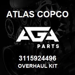 3115924496 Atlas Copco OVERHAUL KIT | AGA Parts
