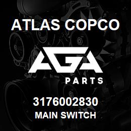 3176002830 Atlas Copco MAIN SWITCH | AGA Parts