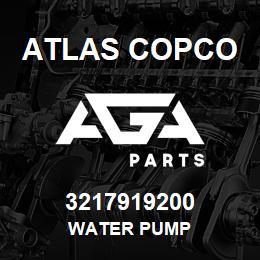 3217919200 Atlas Copco WATER PUMP | AGA Parts