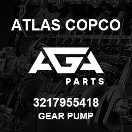 3217955418 Atlas Copco GEAR PUMP | AGA Parts