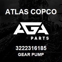 3222316185 Atlas Copco GEAR PUMP | AGA Parts