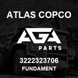 3222323706 Atlas Copco FUNDAMENT | AGA Parts