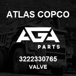 3222330765 Atlas Copco VALVE | AGA Parts