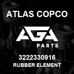 3222330916 Atlas Copco RUBBER ELEMENT | AGA Parts