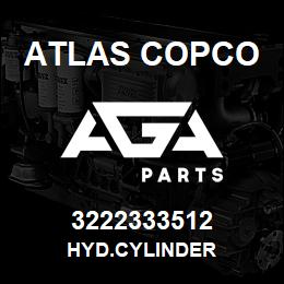 3222333512 Atlas Copco HYD.CYLINDER | AGA Parts